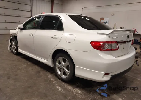 2011 Toyota Corolla S from USA, damaged, VIN 2T1BU4EE3BC747108